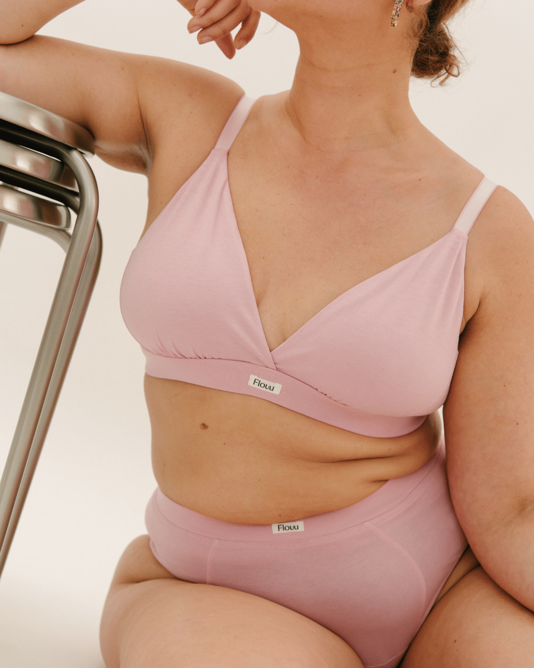 Everyday Bra - Scoop (cotton) - dusty pink