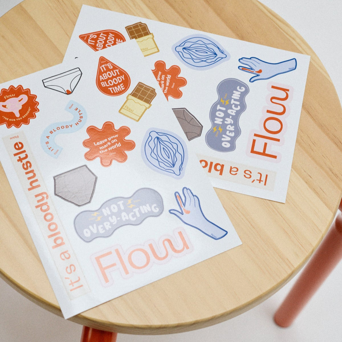 Bloody Hustle sticker sheet