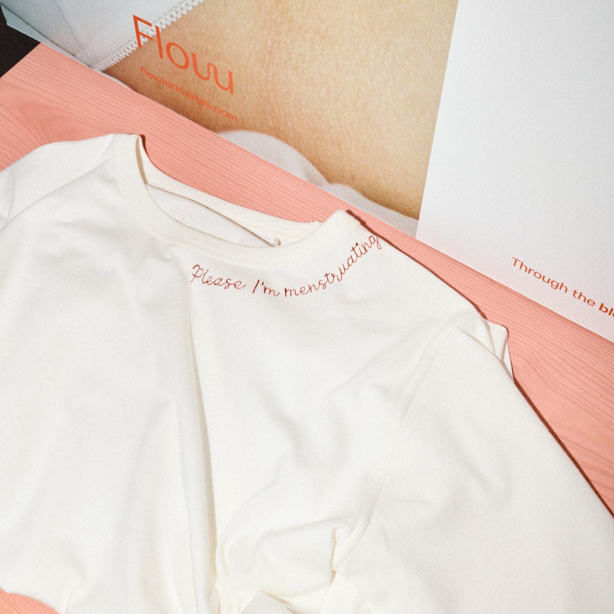 Cycle tee - "Please, I'm menstruating"