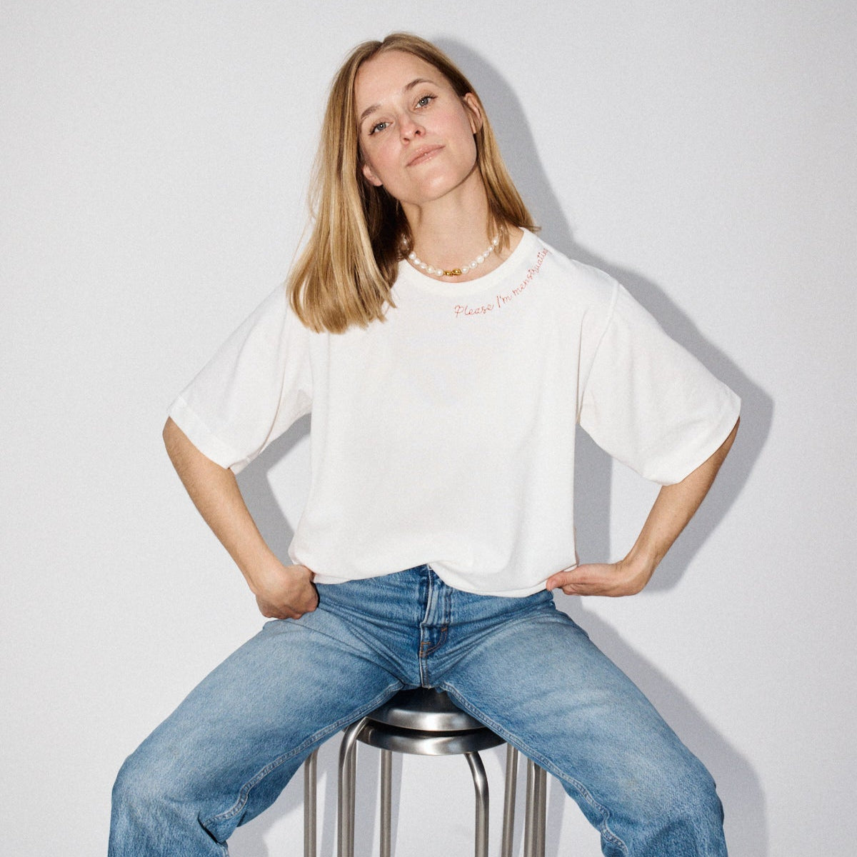 Cycle tee - "Please, I'm menstruating"