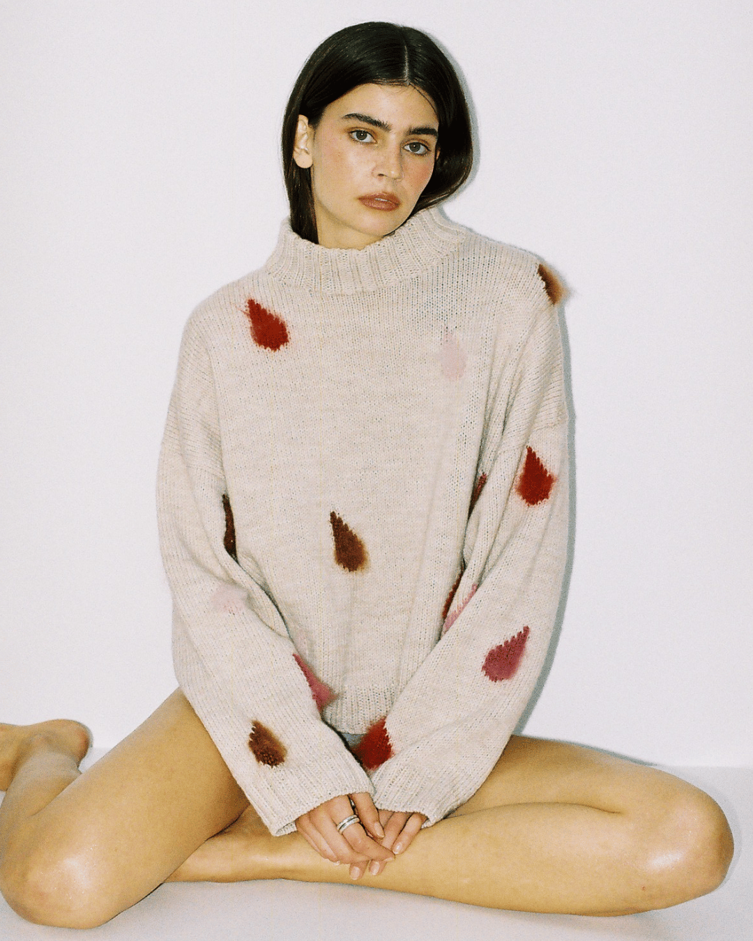 Flow Sweater - Dansk strikkeopskrift