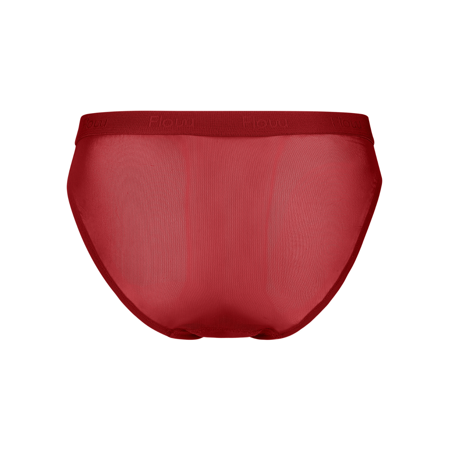 Everyday Flow Brief - low rise (mesh) - deep red