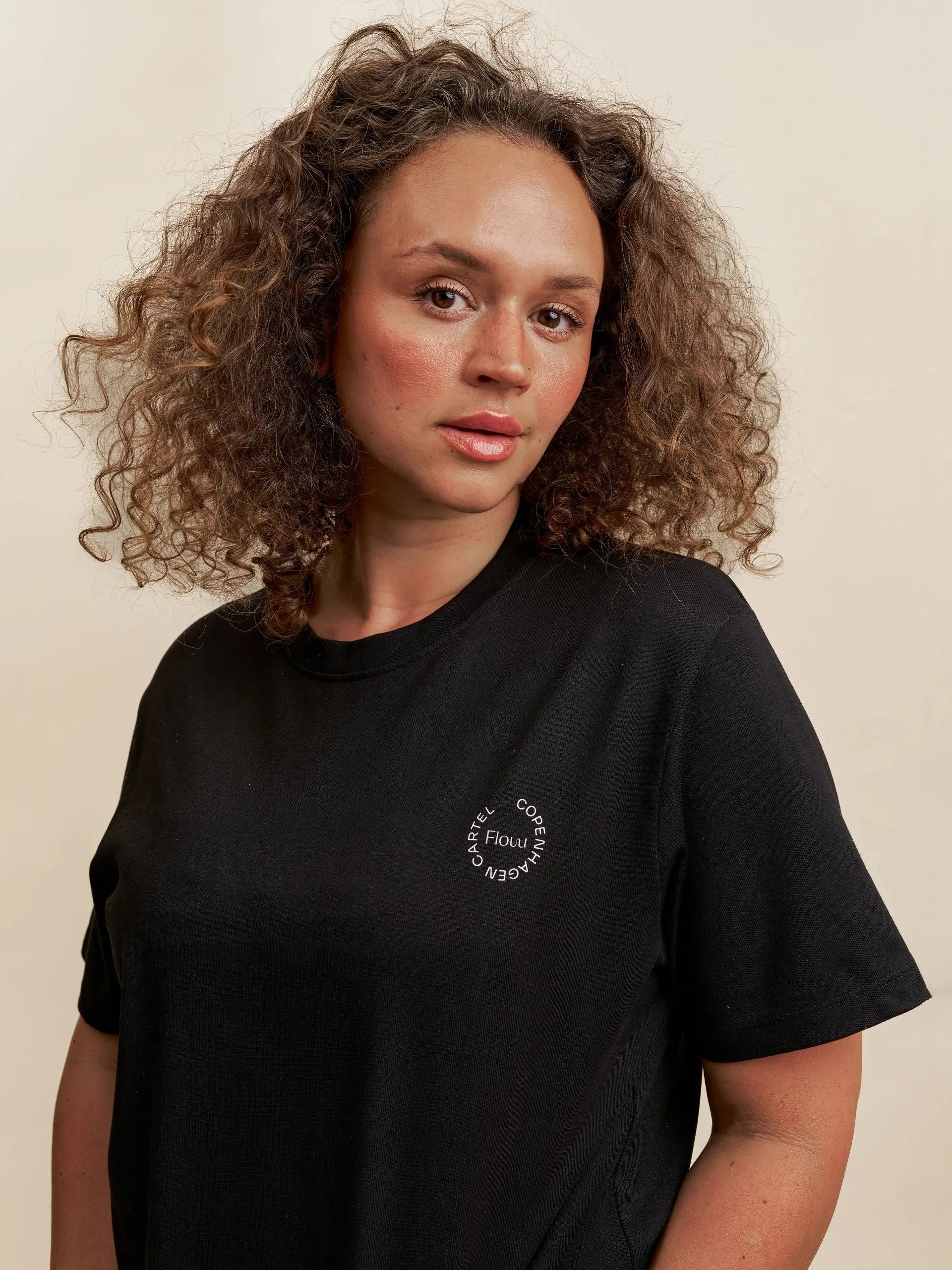 Cartel x Flow statement t-shirt - Nero Flow Intimates