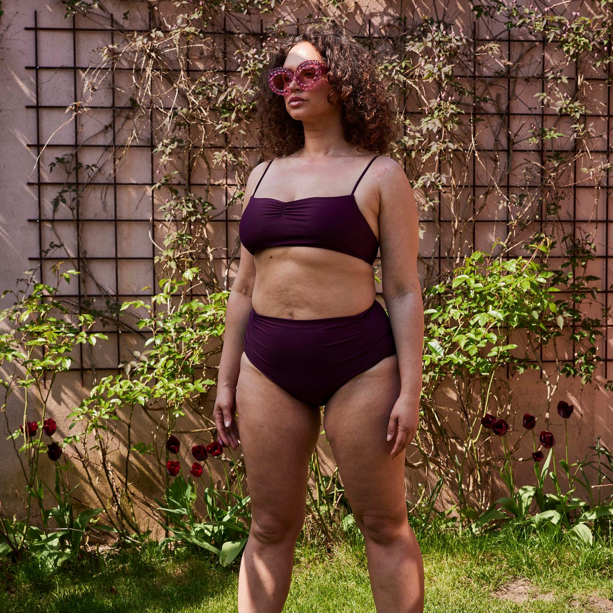 Cartel x Flow bikini top - Deep