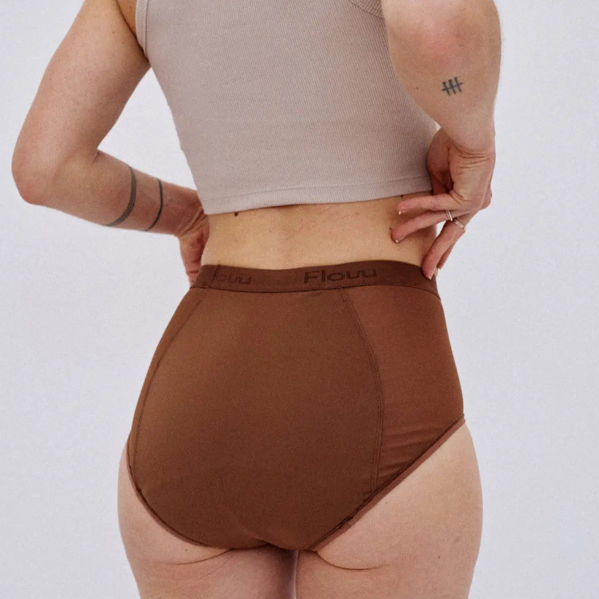 Menstruationstrusse med høj talje Flow Intimates