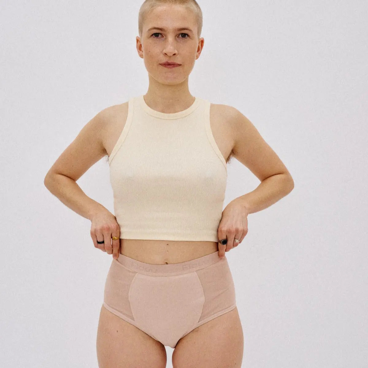 Menstruationstrusse med høj talje Flow Intimates