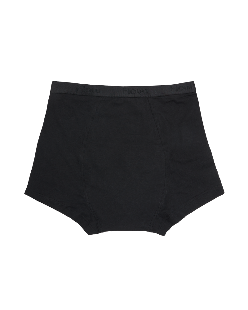 Period Flow Shorts - high rise - black