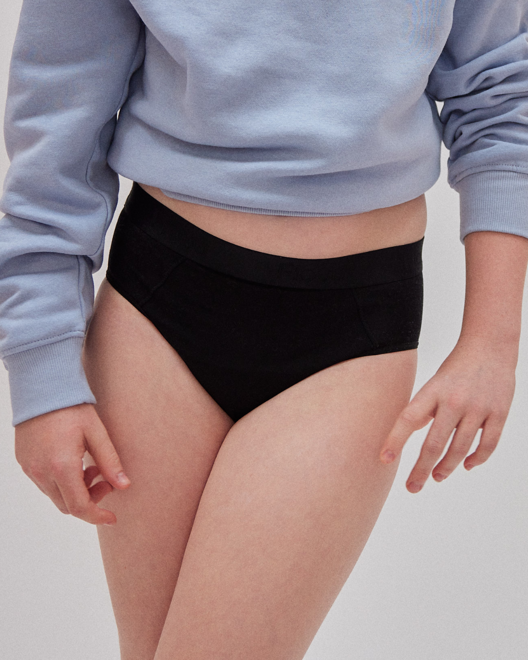 Menstruationstrusse med alm. talje (teen)