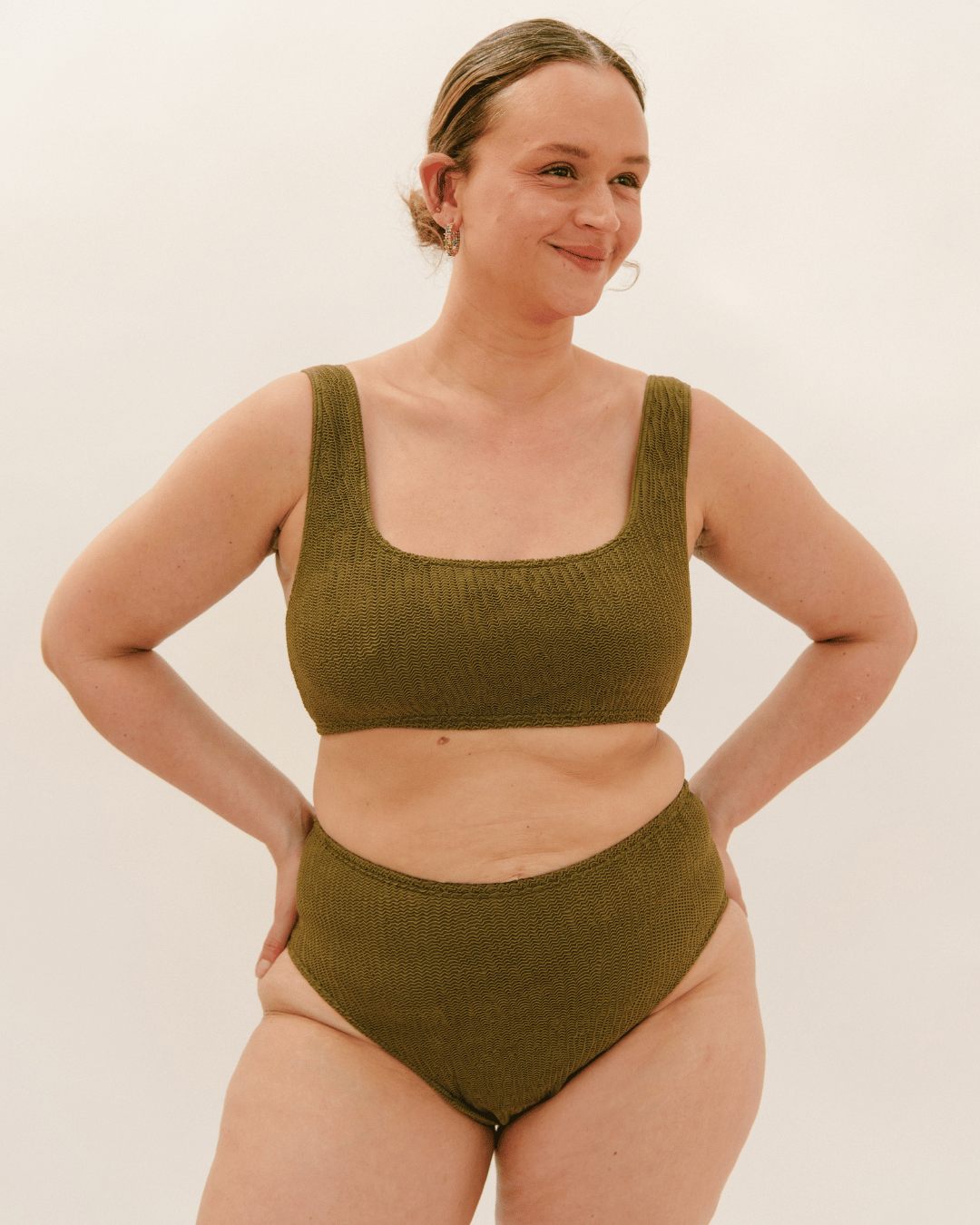 Period Swim Bikini - Sidsel top - combat