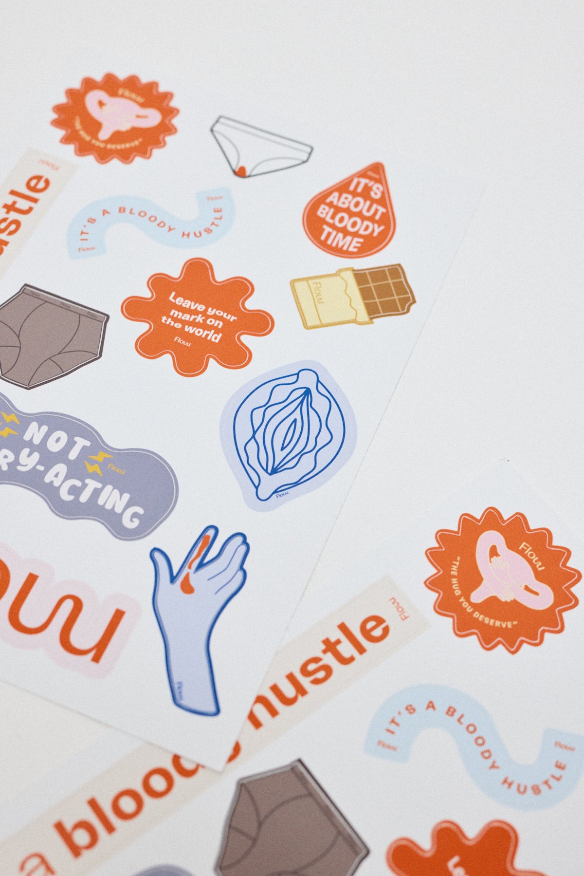 Bloody Hustle sticker sheet