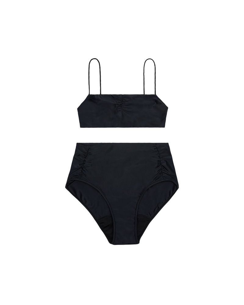 Cartel x Flow bikini top - Nero