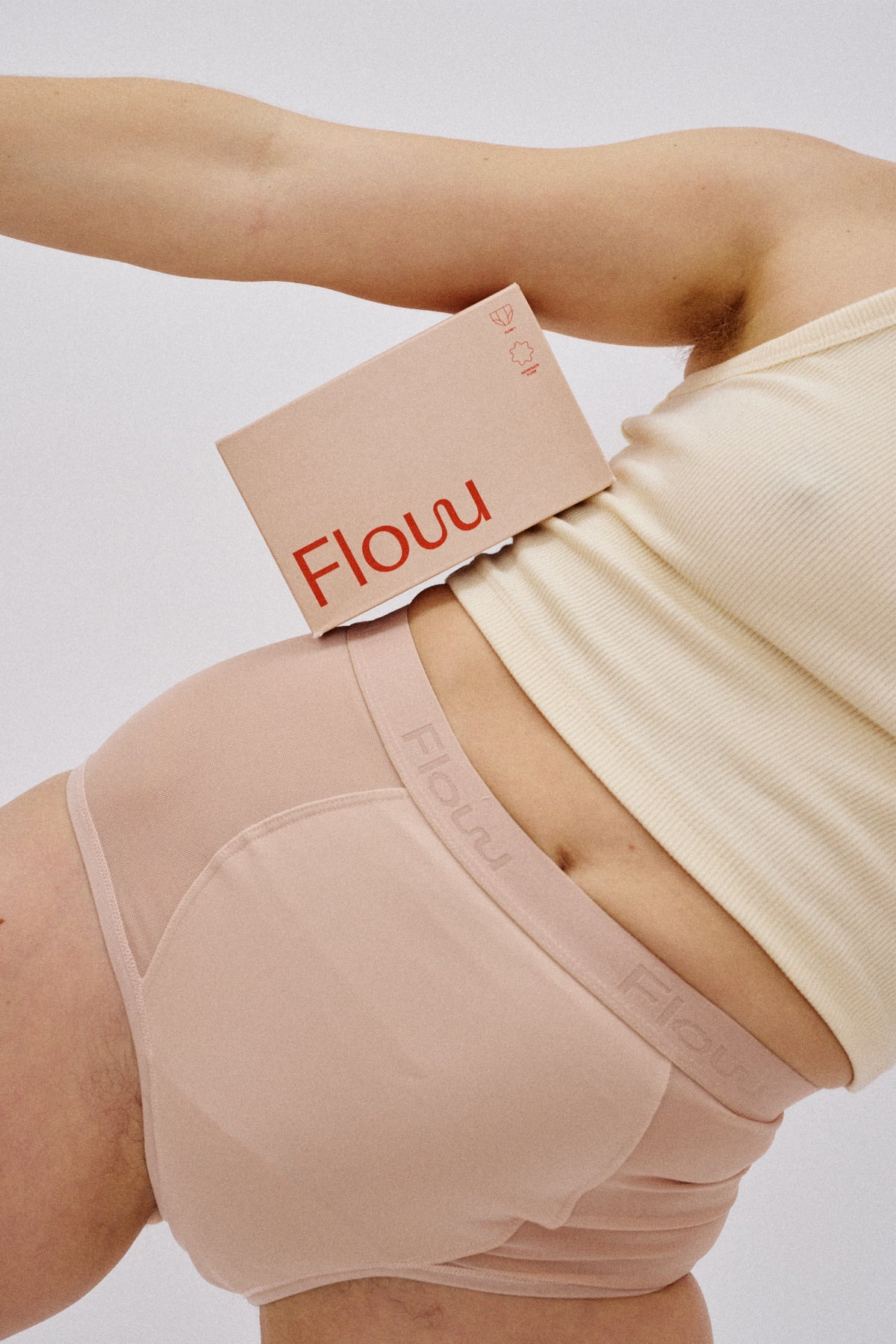 Flow 1 høj talje, moderat flow - sand