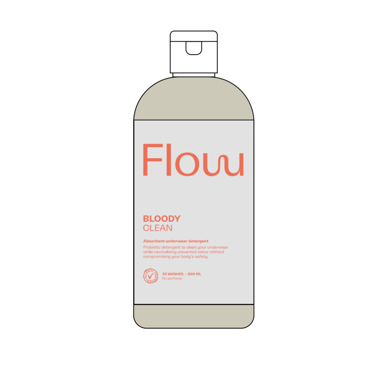 Bloody Clean, vaskemiddel - 100 ml (travel size)